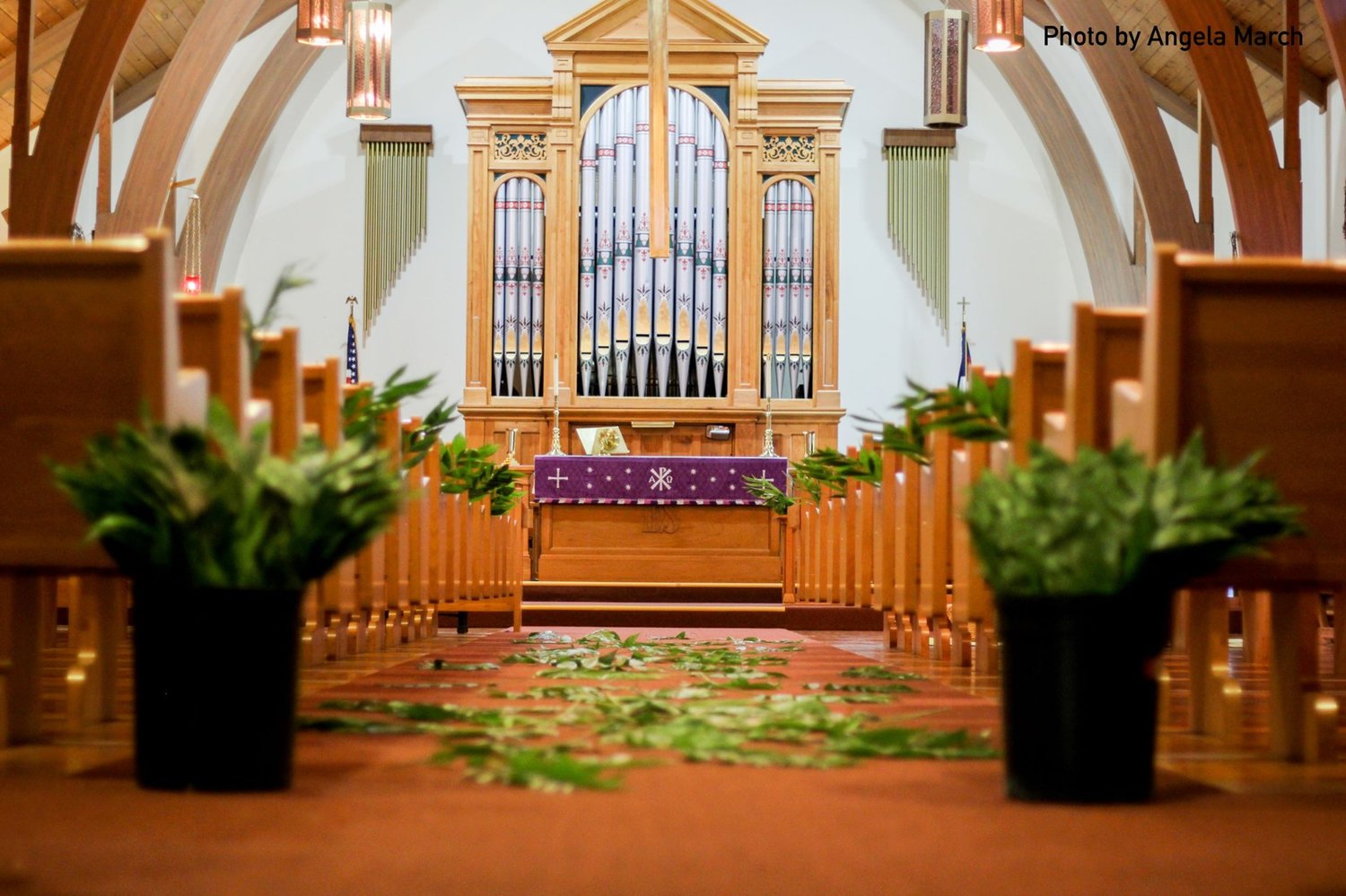 Angela March provided this photograph of the St. John ‘s Lutheran Church sanctuary.